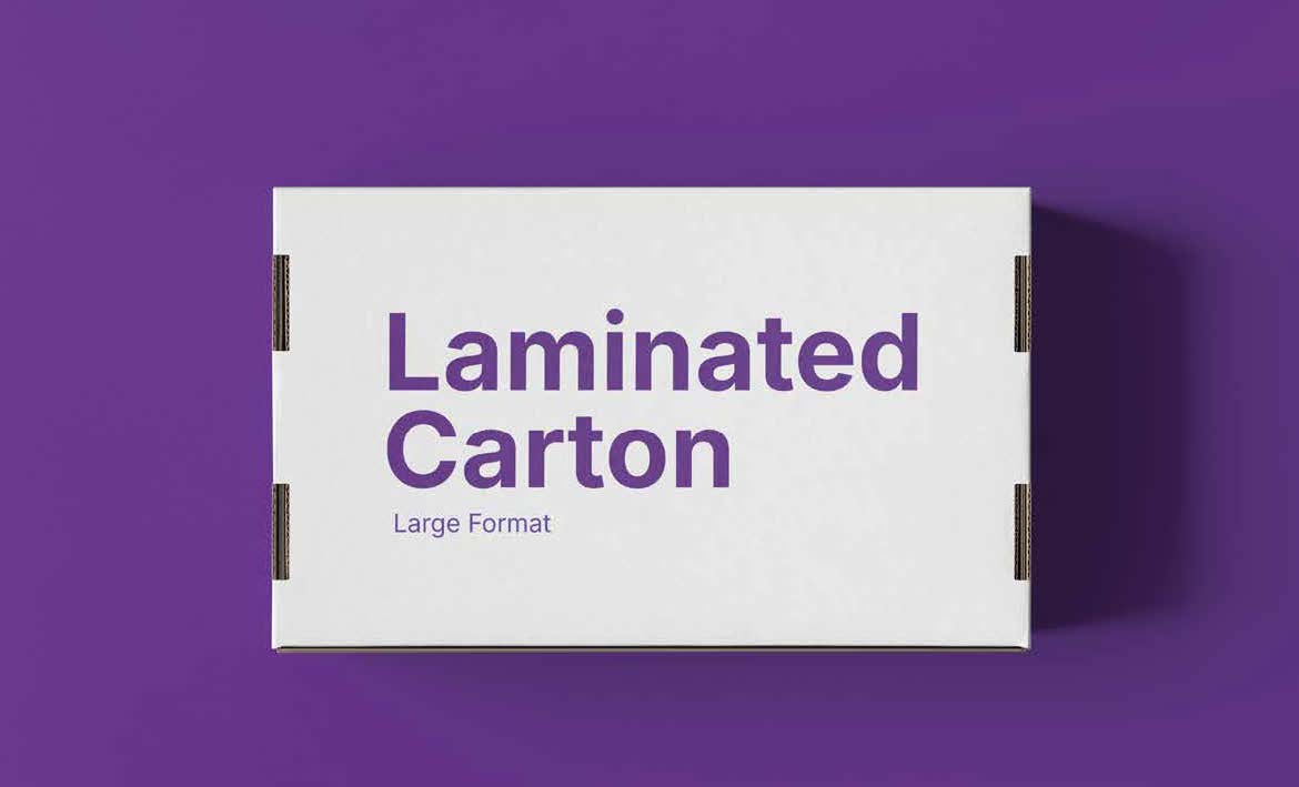 Laminated carton 56